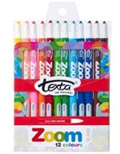 CRAYONS ZOOM PKT 12 TEXTA