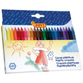 JOVI PLASTIC CRAYON ASSORTED BOX 24