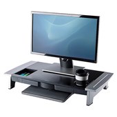 FELLOWES OFFICE SUITES MONITOR RISER PREMIUM BLACKSILVER