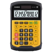 CASIO DESKTOP CALCULATOR WM320MT 12 DIGIT YELLOW AND BLACK