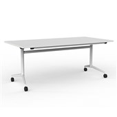 KNIGHT TEAM FLIP TABLE W1800 X D900 X H720MM WHITE FRAME WHITE TOP