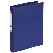 MARBIG LINEN RING BINDER PE 2D 25MM A4 BLUE