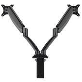 GLADIUS DOUBLE MONITOR ARM BLACK