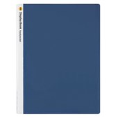 MARBIG DISPLAY BOOK NONREFILABLE INSERT COVER 20 POCKET A4 CLEARBLUE