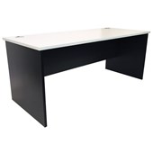 ZEALAND QUICKSHIP DESK W1800 X D750 X H730MM WHITE TOP CHARCOAL BASE