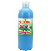 FAS SUPER TEMPERA PAINT 500ML FLUORO BLUE