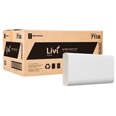 LIVI CARE COMPACT PAPER TOWEL 1 PLY 120 SHEETS CARTON 18