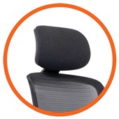 BURO ELAN HEADREST BLACK