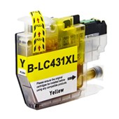BROTHER LC431XLY HIGH YIELD INK CARTRIDGE YELLOW