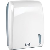LIVI D903 PAPER TOWEL INTERFOLD TALL DISPENSER WHITE FREE ON LOAN