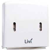 LIVI D811 PAPER TOWEL SLIMFOLD SHORT DISPENSER WHITE FREE ON LOAN