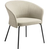 EDEN CLOVE 4 LEG VISITOR CHAIR OATMEAL