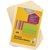 MARBIG SLIMPICK DOCUMENT WALLET FOOLSCAP BUFF