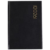 COLLINS DIARY POCKET A63 W104 X L148MM BLACK WEEK TO VIEW EVEN YEAR
