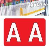 CODAFILE ALPHA LABEL A 162550 40 LABELS