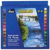 DAS DREAMLAND WATER SOLUBLE PASTELS ASSORTED COLOURS BOX 24