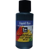 5 STAR LIQUID DYE CONCENTRATE 50ML LEAF GREEN