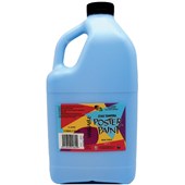 5 STAR TEMPERA POSTER PAINT WASHABLE BOTTLE 2L COBALT BLUE