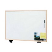 QUARTET ECONOMY WHITEBOARD NONMAGNETIC 600 X 450MM PINE FRAME