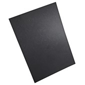 GBC IBICO BINDING COVER LEATHERGRAIN 300GSM A4 BLACK PACK 100