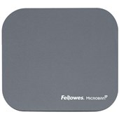 FELLOWES MOUSE PAD OPTICAL MICROBAN SILVER