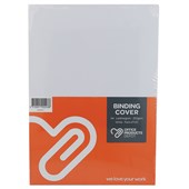 OPD BINDING COVER A4 250GSM WHITE PACK 100