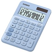 CASIO DESKTOP CALCULATOR MS20UC 12 DIGIT LIGHT BLUE