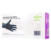 SELFGARD DISPOSABLE GLOVE VINYL POWDER FREE MEDIUM BLUE BOX 100