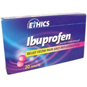 ETHICS IBUPROFEN TABLETS BOX 20