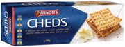 ARNOTTS CRACKERS CHEDS 250G