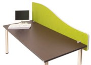 MODULINK CONTOUR PARTITION CLAMP ON UPHOLSTERED W1800 X H300600MM