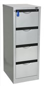 EUROPLAN FORTE FILING CABINET 4 DRAWER W505 X D619 X H1311MM STONE GREY