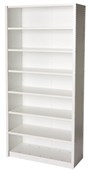 EUROPLAN SHELVING 6 SHELVES FIXED W945 X D405 X H2000MM SILVER QUILL