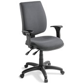 OPD TANE 2 OFFICE CHAIR HIGHBACK 2LEVER ADJUSTABLE ARMS STORM