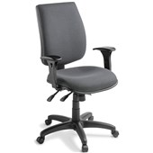 OPD TANE 3 OFFICE CHAIR HIGHBACK 3LEVER ADJUSTABLE ARMS STORM