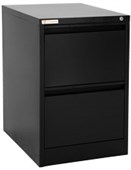 OPD FILING CABINET 2 DRAWER W470 X D620 X H710MM MATT BLACK