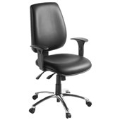 OPD TANE 3 EXECUTIVE CHAIR 3LEVER PU LEATHER BLACK