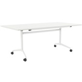 KNIGHT TEAM FLIP TABLE W1400 X D700 X H720MM WHITE FRAME WHITE TOP