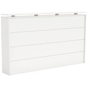 KNIGHT CUBIT RECEPTION COUNTER W1844 X D300 X H1095MM WHITE