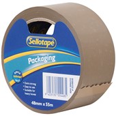 SELLOTAPE PACKAGING TAPE VINYL W48MM X L55M BROWN