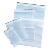 MINIGRIP PLASTIC BAG RESEALABLE 70MU W230 X L155MM CLEAR PACK 50