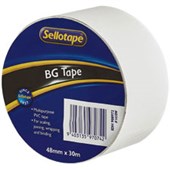 SELLOTAPE BG REPAIR TAPE PVC W48MM X L30M WHITE