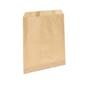 FLAT PAPER BAG NO4 GREASEPROOF W210 X H240MM PACK 500