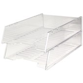 ITALPLAST MULTI FIT DOCUMENT TRAY A4 CLEAR