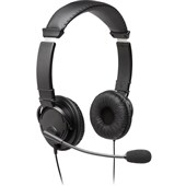 KENSINGTON HIFI HEADPHONES WITH MICROPHONE BLACK