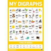 WARWICK POSTER MY LITERACY 3 DIAGRAPHS W594 X H841MM