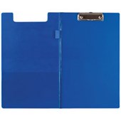 FM CLIPBOARD WITH FLAP FOOLSCAP BLUE