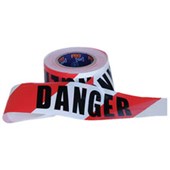 PROCHOICE WARNING TAPE DANGER KEEP OUT W75MM X L100M RED AND WHITE