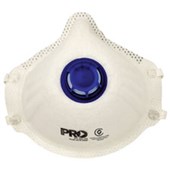 PROCHOICE PC321 RESPIRATOR P2 WITH VALVE DISPOSABLE BOX 20