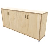 ZEALAND CREDENZA W1800 X D400 X H835MM PREMIUM PLY